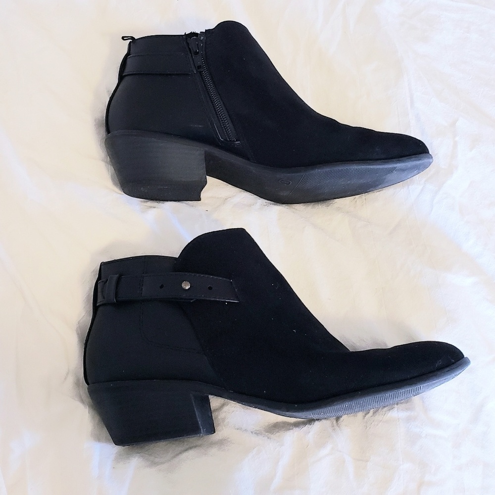 Old Navy Black Ankle Boots Booties